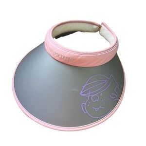 Dennis Pink & Gray Charlie Brown Character Visor